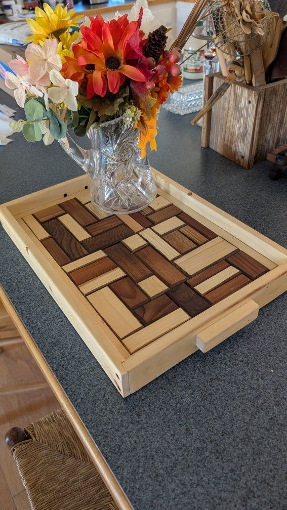 Wood Serving Display Tray's - Make Great Christmas Gifts
