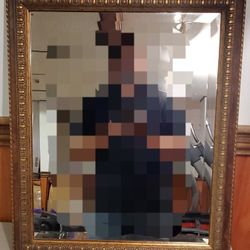 Vintage Style Frame Mirror Portrait / Landscape 