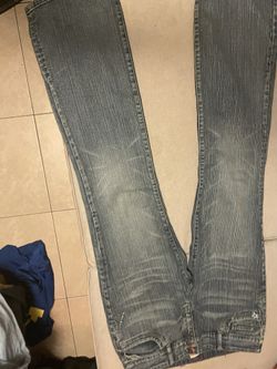 Low Rise Flared Jeans