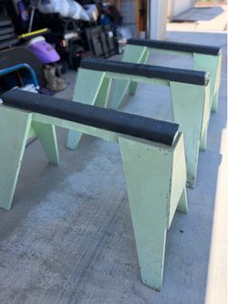 Wooden Sawhorse/Trestles/Saw Stools