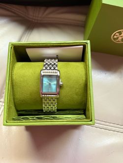 Tory Burch blue face watch