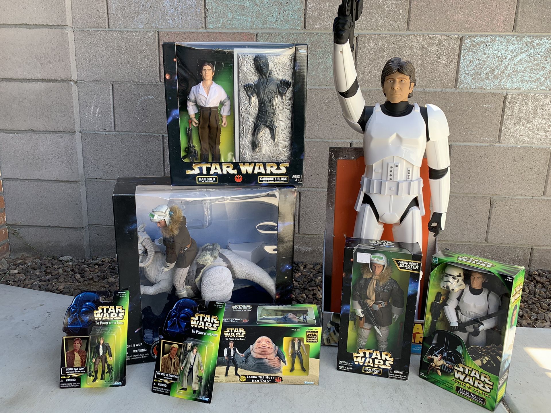 HAN SOLO STAR WARS SET $230 Value