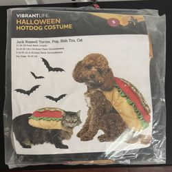 Pet Hotdog Costume Size Small just $5
