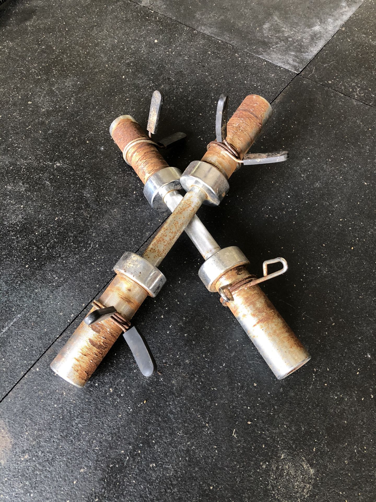 Olympic Dumbbell Bars and Clamps