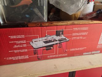 Bench top router table