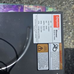 Dayton 1TDU2 PSC Blower, 115/230 Volts,