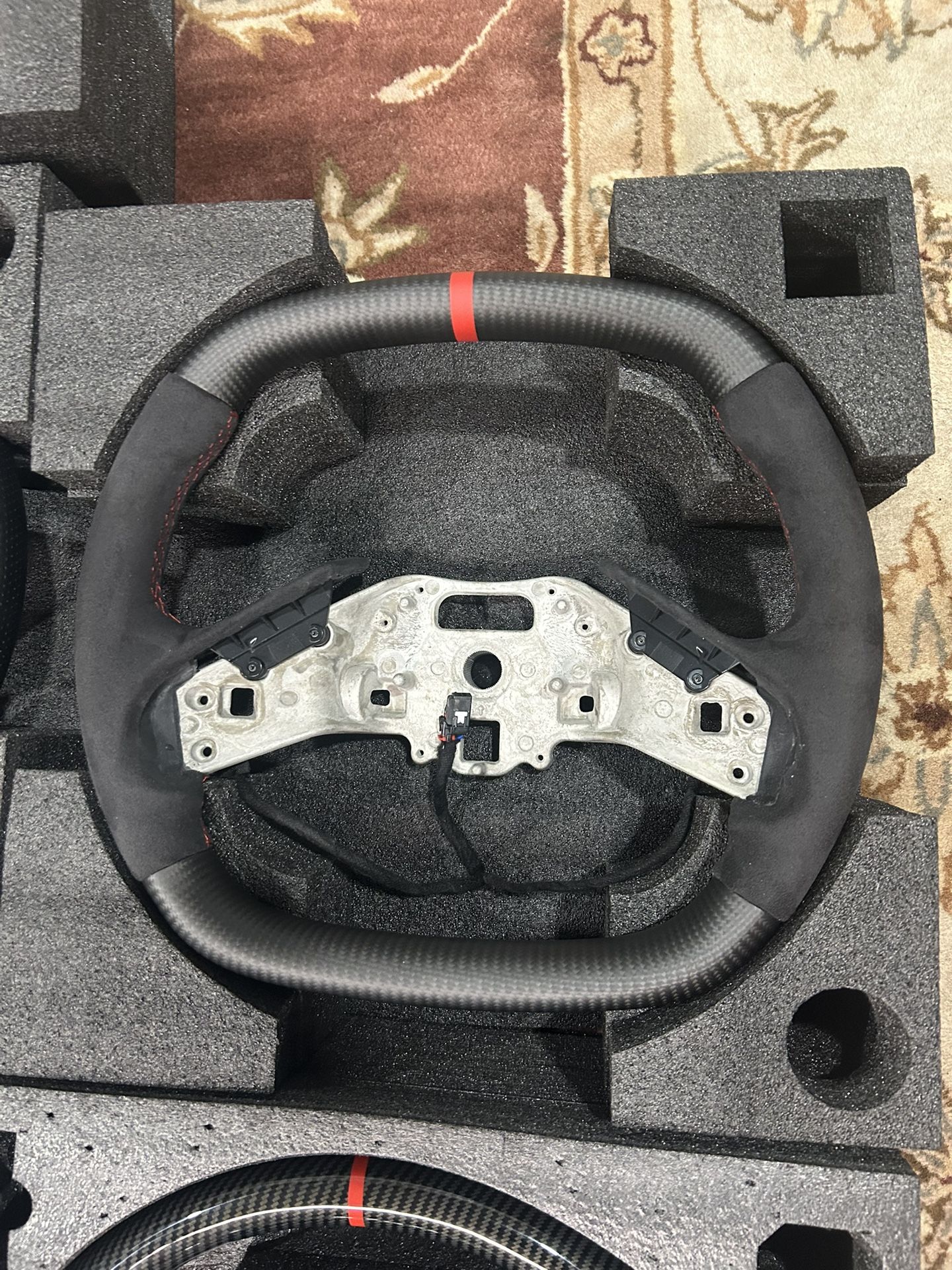 C8 MATTE HEATED ALCANTARA Steering Wheel