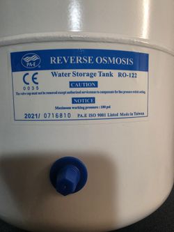 REVERSE OSMOSIS RO HOME WATER STORAGE TANK PA-E RO-132