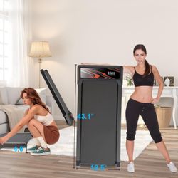 Walking Pad Treadmill is Perfect for Your Home or Office Compact Design, Portable & Remote Control and App Data Link 