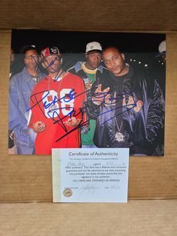 Mobb Deep Havoc And Prodigy Signed Autographed 8x10 Photo Super Rare!!! With COA $2,000 OBO