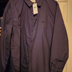 Mens Blue Lacoste Jacket