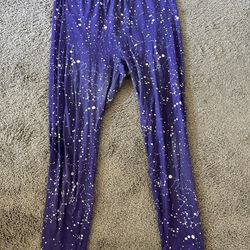 Purple Constellation/Galaxy Leggings