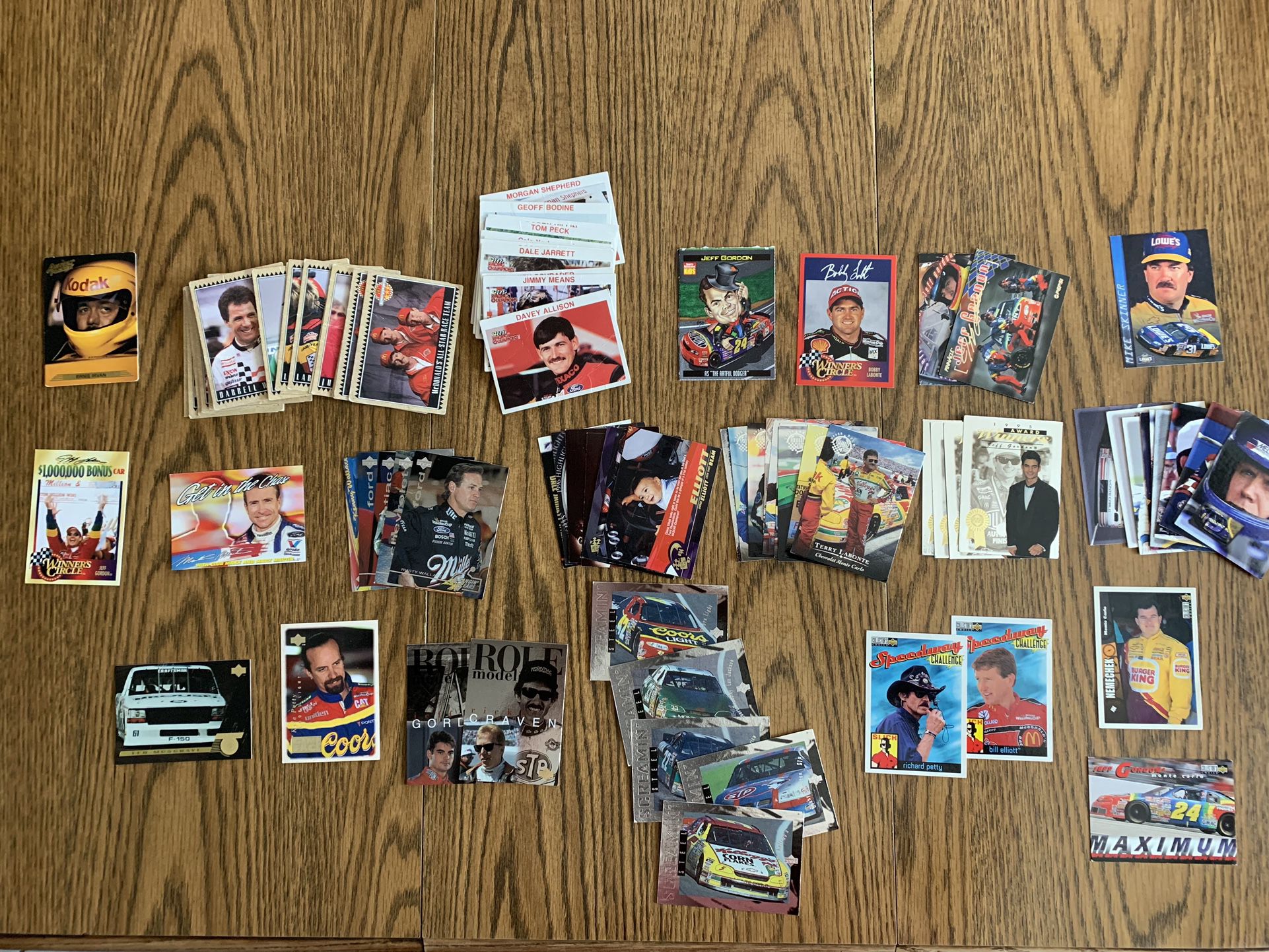 92 NASCAR Trading Cards