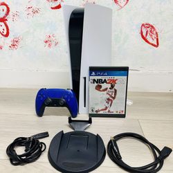 Sony PlayStation 5 Disc Edition - 825GB , Bonus 1 Game NBA 2K21 ( Used )