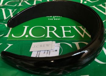 (NEW) (1 AVAILABLE) WOMEN’S J.CREW OVERSIZED BLACK METALLIC - SIZE: OS (ONE SIZE)