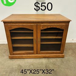 TV Stand Console With 6 Shelves