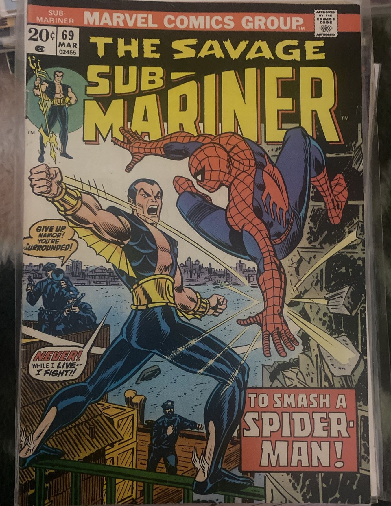 1973 The Savage Sub-mariner #69  Comic Book
