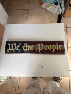We the people American decoration patriotic