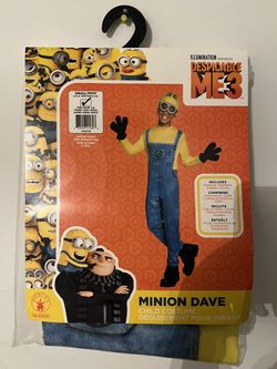 Minion Dave Costume - Petit Small 4-6