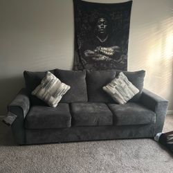 Gray Sofa -Living Room Couch 