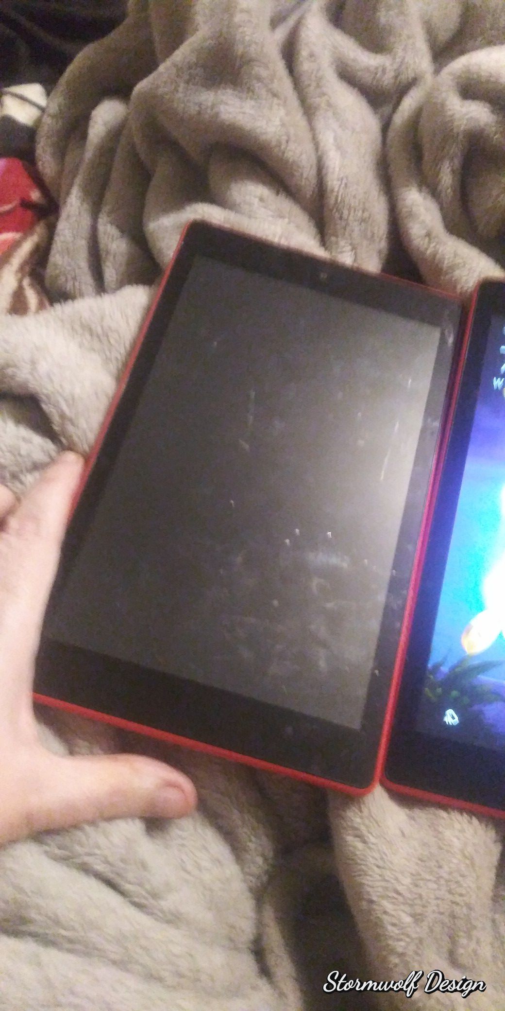 3 Kindle fire tablet hd8 orange obo