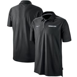 XXLT Michigan State Spartans Men's Nike Black Team Issue UV Performance Polo Shirt