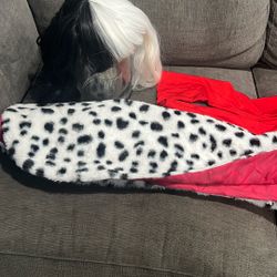 Cruella De Vil Stole Costume 101 Dalmatian 