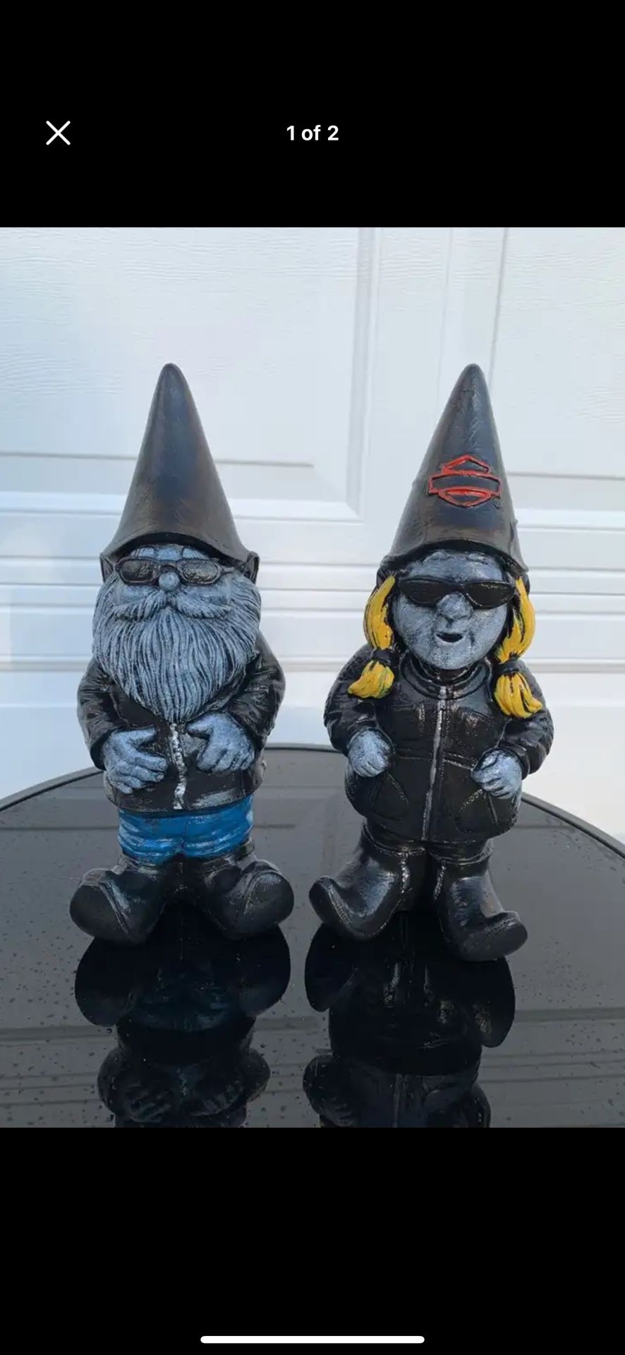 Mr. And Mrs. Harley Gnomes Sold Separate