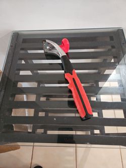 Scraper Tool with Red and Black Handle