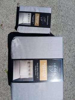 Egyptian cotton sheet and pillow case set