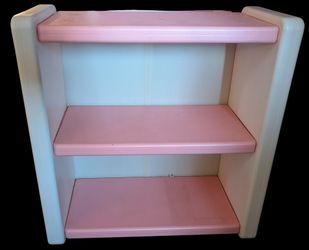 Vintage LT bookshelf- pink