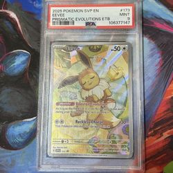 Eevee 173 SVP - PSA 9 - Pokemon Black Star Promo Prismatic Evolutions