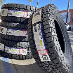 285/70/17 Falken Wildpeak AT4W New Set Of Tires Installed And Balanced 