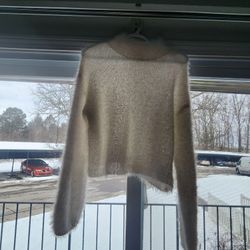 White Crop Sweater  Now $10.00