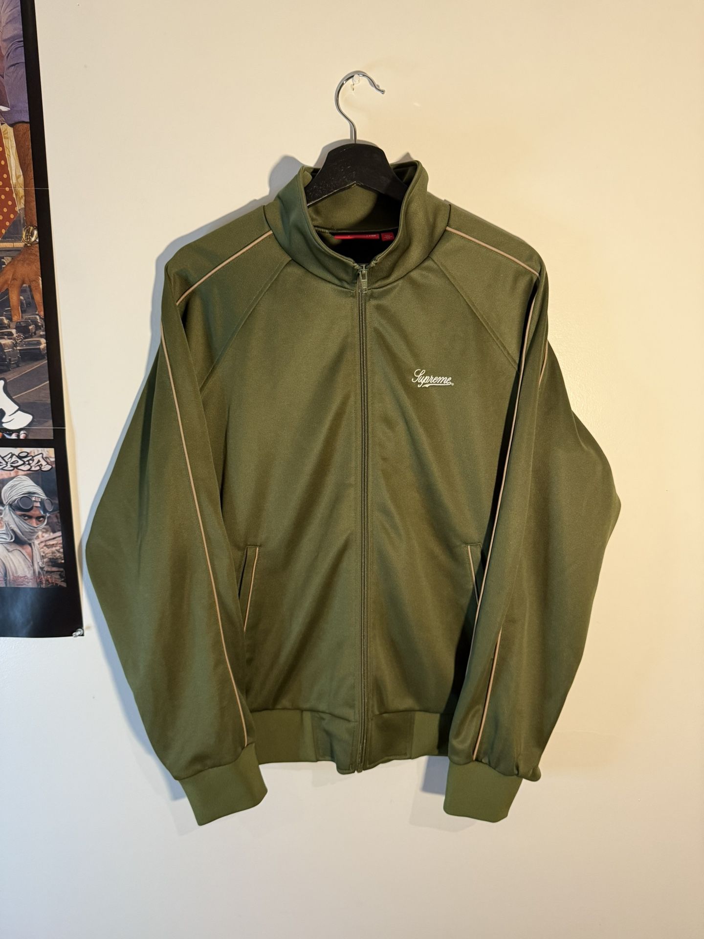 Supreme Olive Track Suit Top