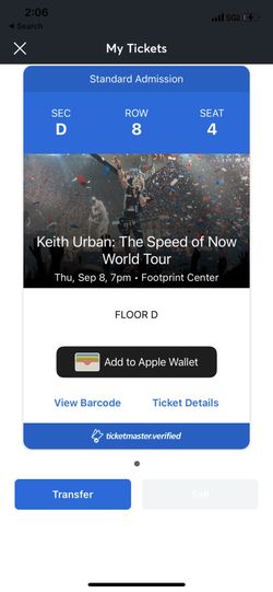 One Ticket For Keith Urban