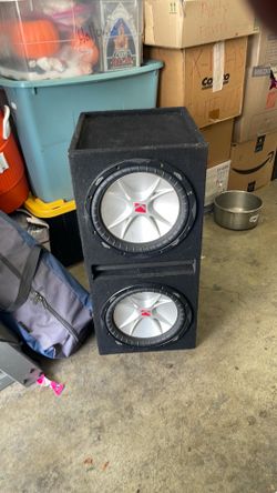 Two 12in kicker cvr