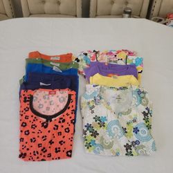 Women's Scrub Tops Lot, XS, X Small, $5 each