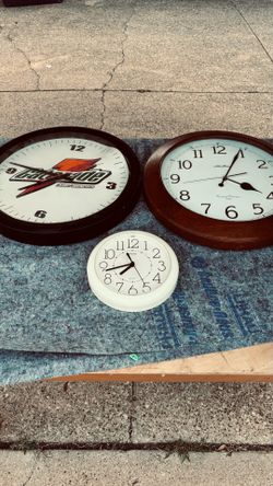 Clocks -Used $25
