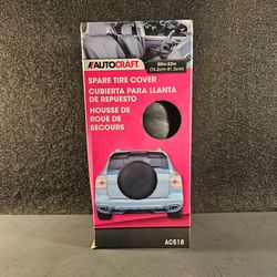 Autocraft Spare Tire Cover (Model AC518), Will Fit 30" to 32" Spare Tires. Brand New In Box!