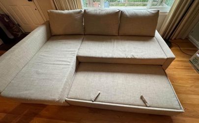 IKEA FRIHETEN sofa bed beige