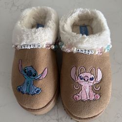 Disney Lilo and Stitch & Angel Womens Slippers Platform Size 8 Adult