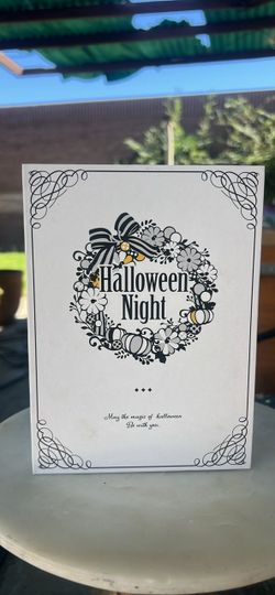 Halloween secret book decor with bath bomb gift