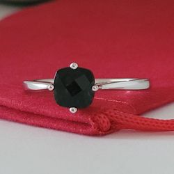 14K Solid White Gold Smoky Quartz LeVian Ring Size 7 Solid Gold/ Anillo de Oro Blanco con 1 Smoky Quartz! 👌🎁Post Tags: Anillo de Oro