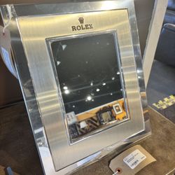 MIRROR Small Rectangular Rolex Mirror As Is (wear & tear) - SKU: P7D5C8