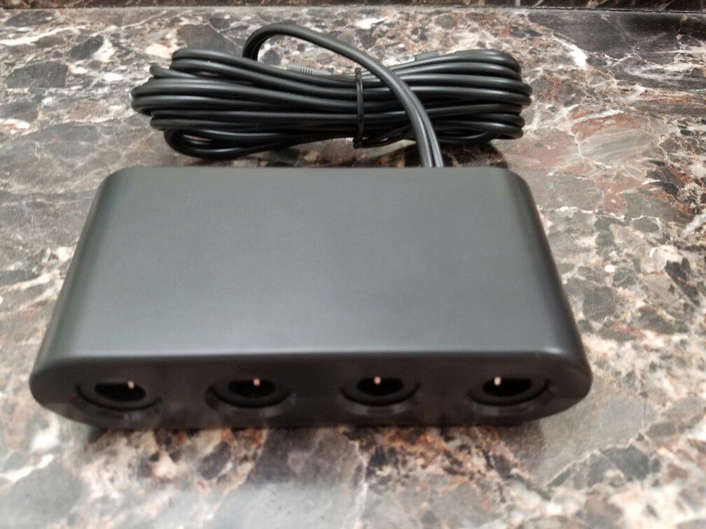 Brand new gamecube controller adapter for Nintendo wii u switch and pc