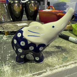 Cute porcelain elephant