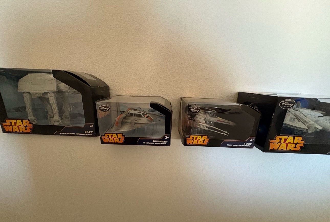 Star Wars Lot Of 4 Ships Die Cast Ships