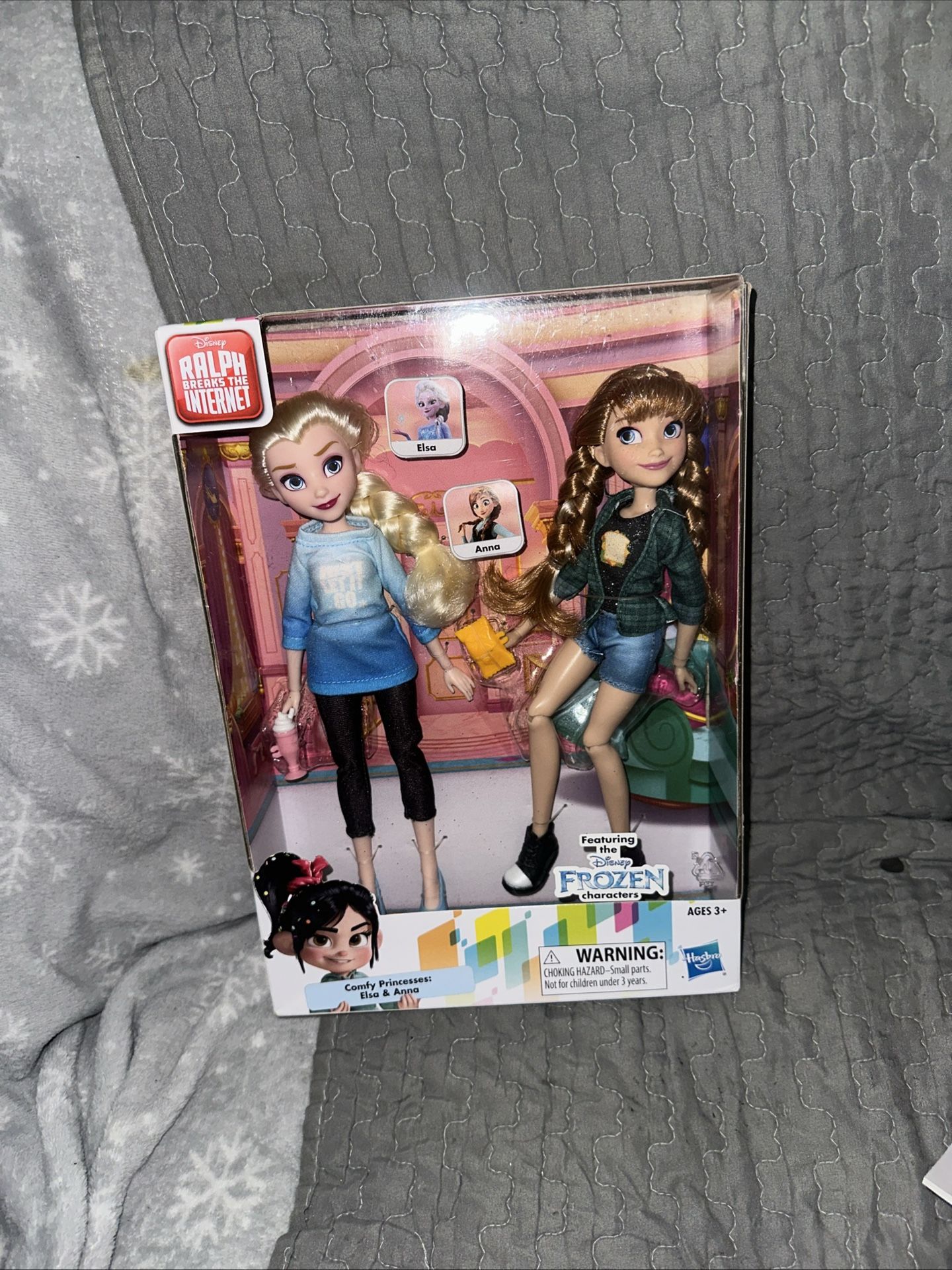 Disney Ralph Breaks The Internet Comfy Princesses Dolls - Elsa and Anna