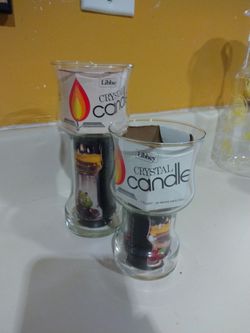 Vtg Libby Crystal Candles 🕯️